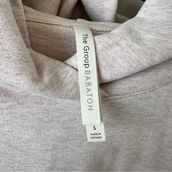 Aritzia-The Group Babaton “The Weekender Hoodie” In Grey/Pink (Size:Small) - Picture 8 of 8